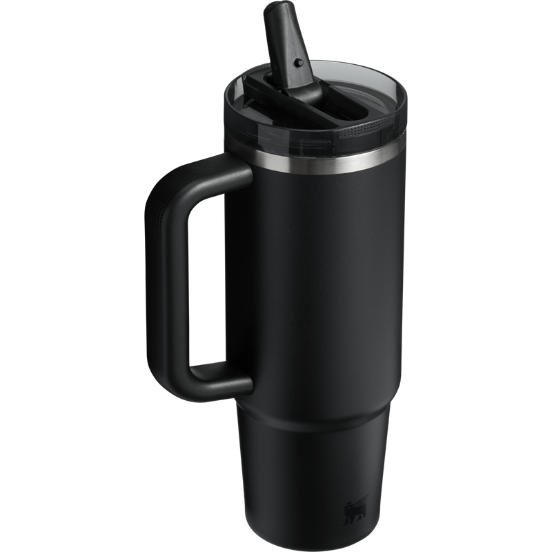 Stanley 1913 The Quencher ProTour Flip Straw Tumbler 30 OZ in Black 2.0 | Back View