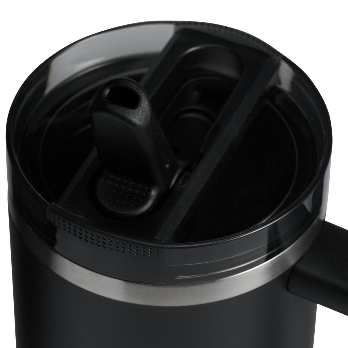 Stanley 1913 The Quencher ProTour Flip Straw Tumbler 30 OZ in Black 2.0 | Lid Detailed View
