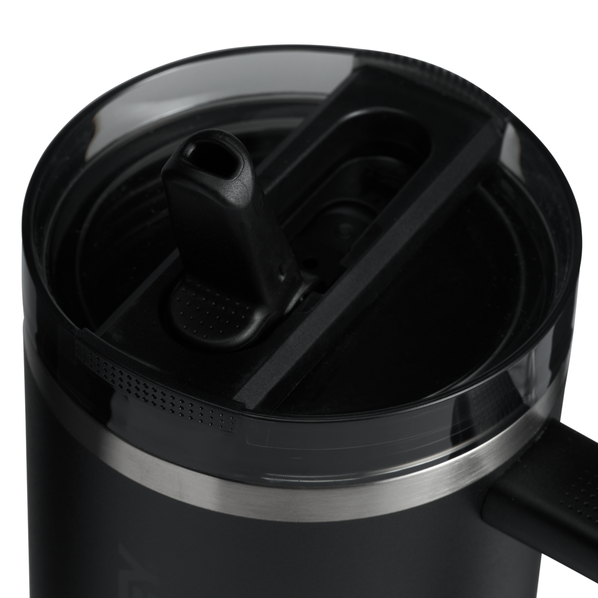 Stanley 1913 The Quencher ProTour Flip Straw Tumbler 40 OZ in Black 2.0 | Lid Detailed View