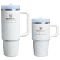 Swatch for Stanley 1913 Stanley 1913 x LoveShackFancy Holiday The Quencher® Details ProTour Tumbler Set 2-pack in Coquette Bow Winter Ice | Front View