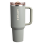 Swatch for Stanley 1913 The Quencher ProTour Flip Straw Tumbler 40 OZ in Sage Grey | Front View