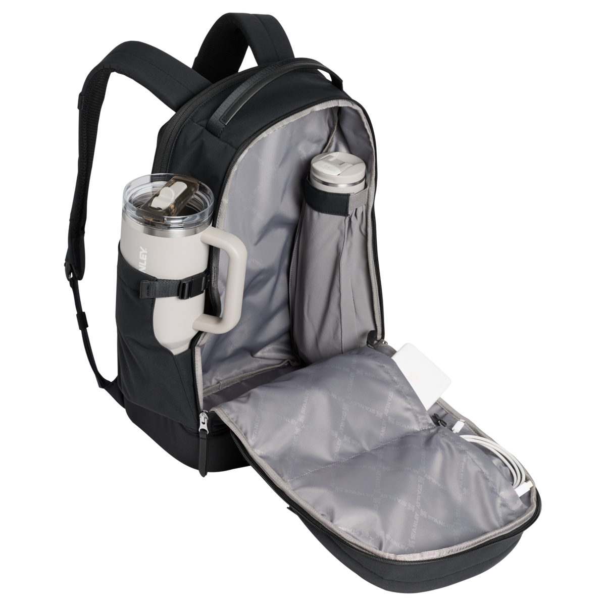 Stanley 1913 The Standby Backpack 22.2 QT in Black | Open View