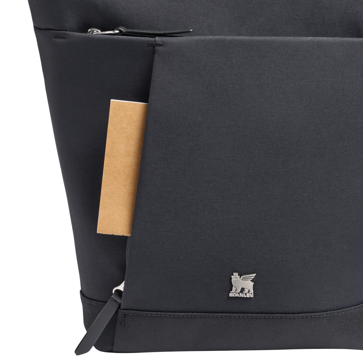 Stanley 1913 The Standby Satchel 10.57 QT in Black | Front Pocket View