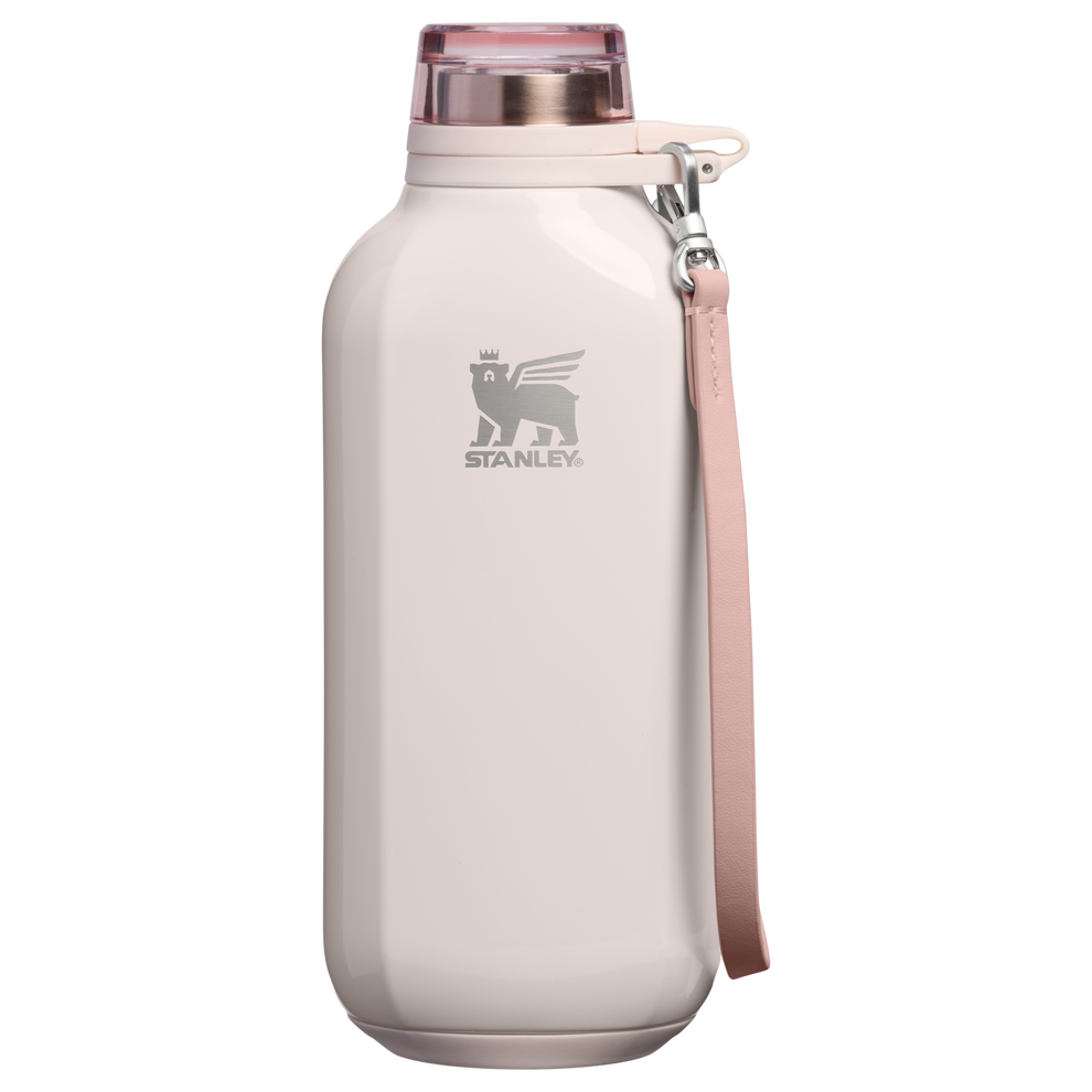 Stanley 1913 The Stanley Clutch Bottle 16 OZ in Rose Quartz Gloss | Front View