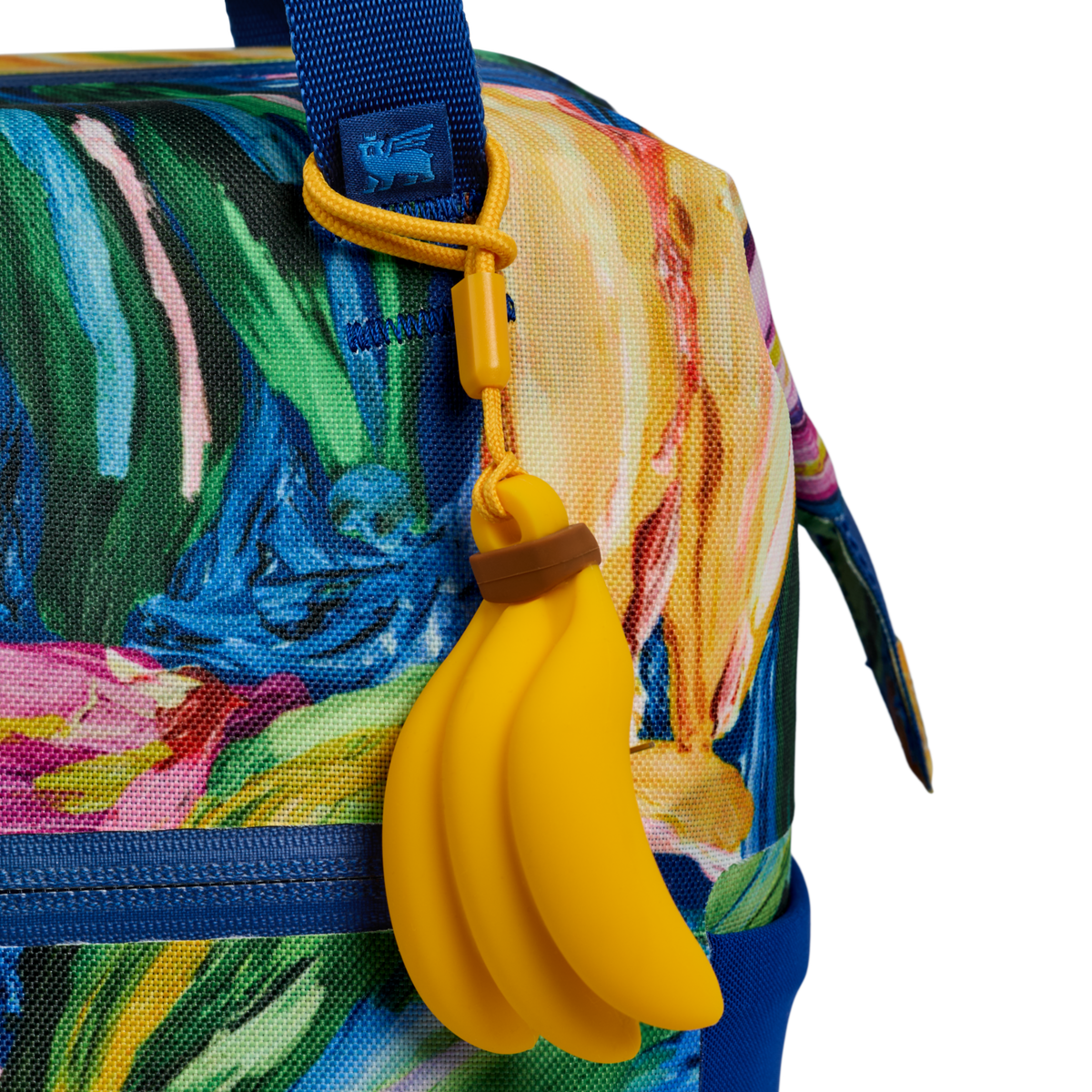 Stanley 1913 Stanley 1913 x FARM Rio All Day Madeleine Mini Cooler Backpack 14 QT in Farm Rio Painted Bananas | Detailed View