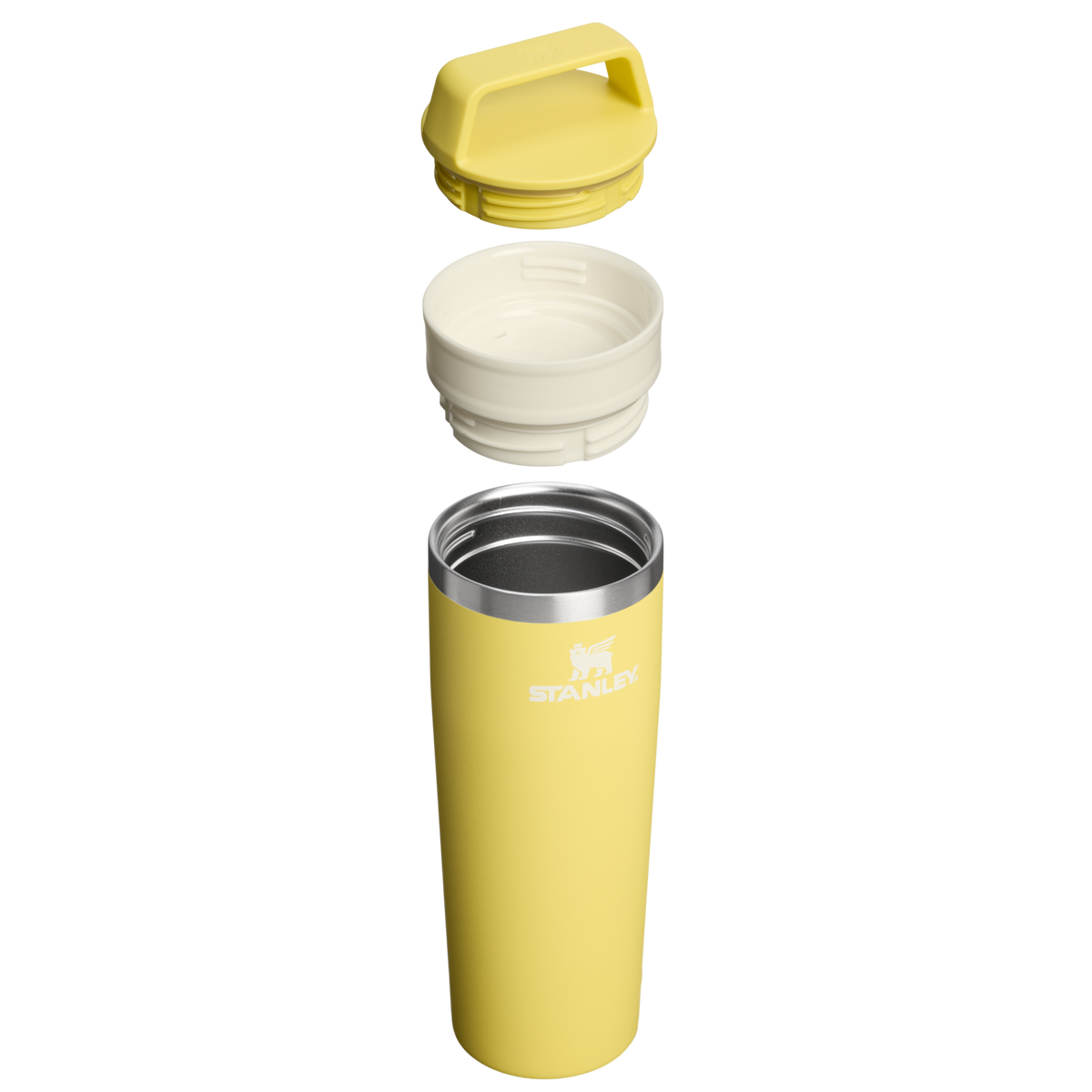 Stanley 1913 The Café-To-Go Travel Mug 20 OZ in Daffodil | Cross Section View