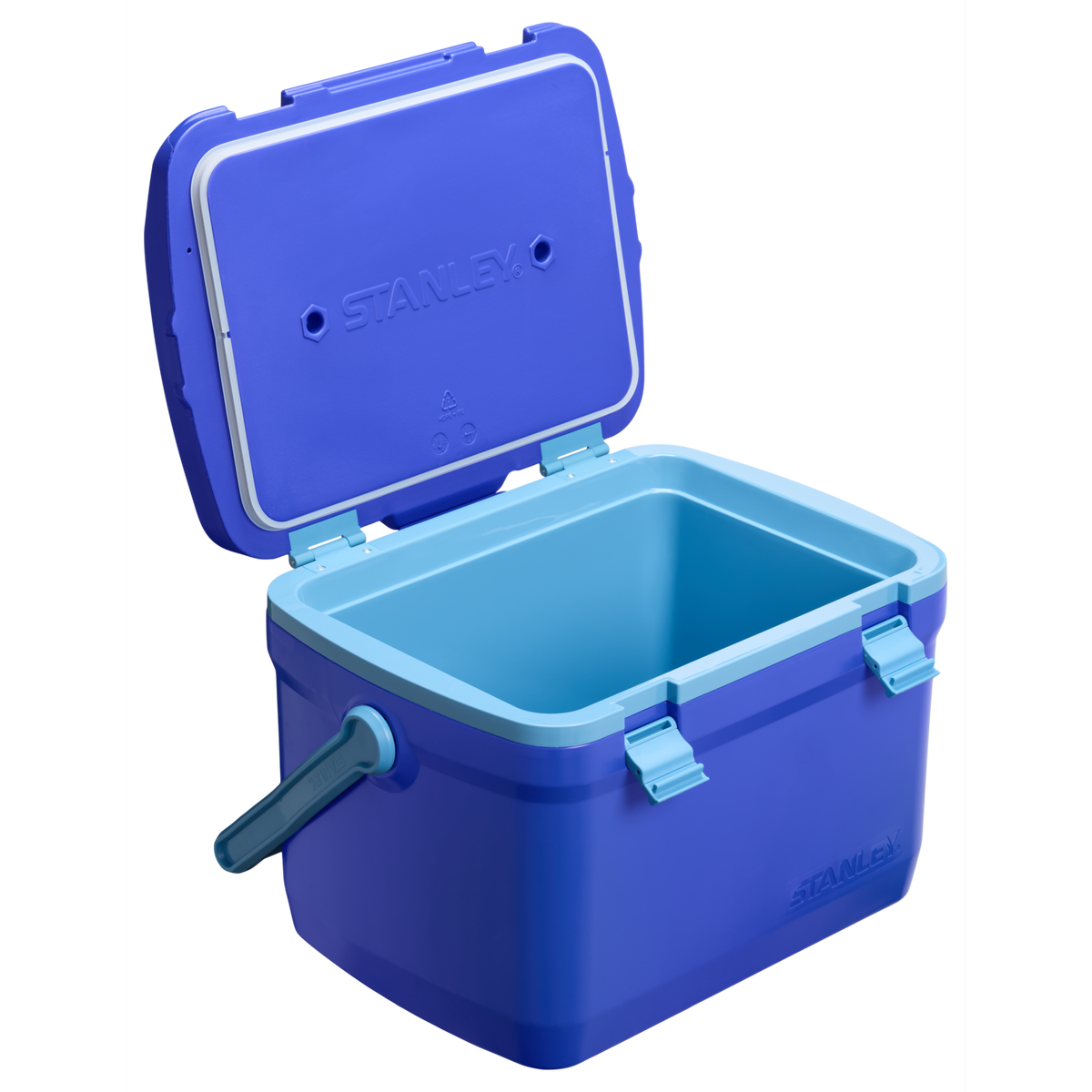 Stanley 1913 The Easy Carry Outdoor Cooler 16 QT in Cobalt | Open View