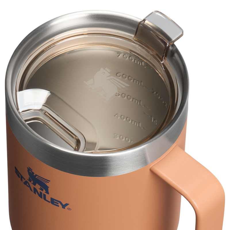 Stanley 1913 The Everyday Suburban Mug 24 OZ in Toast | Lid Detailed View