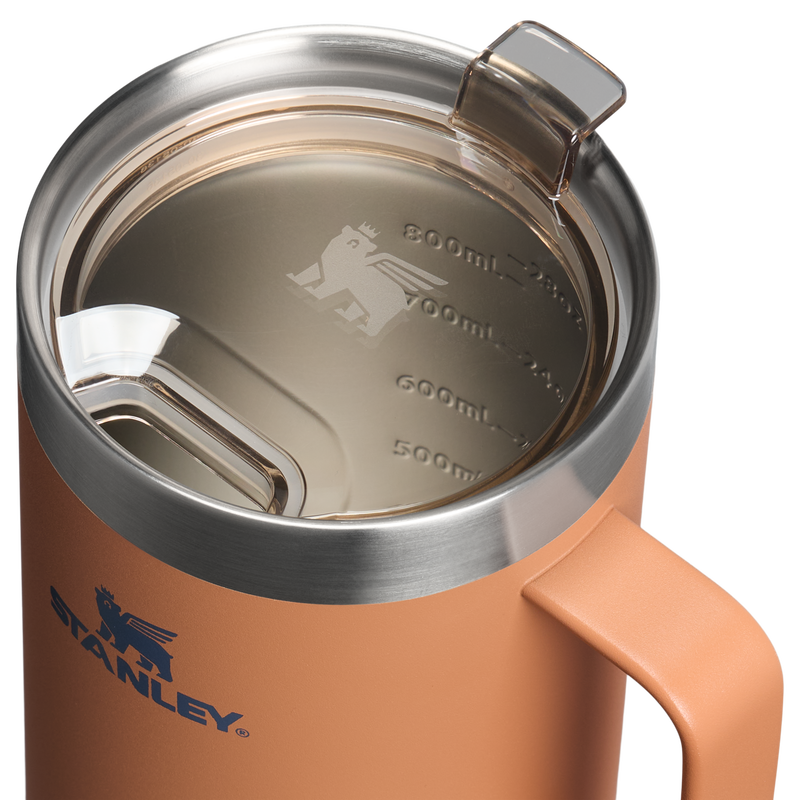 Stanley 1913 The Everyday Suburban Mug 30 OZ in Toast | Lid Detailed View