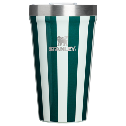 Stanley 1913 The Everyday Tumbler 16 OZ in Wintergreen Peppermint Stripe | Front View