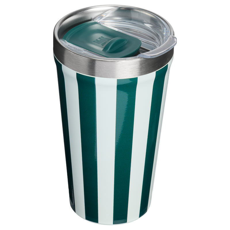 Stanley 1913 The Everyday Tumbler 16 OZ in Wintergreen Peppermint Stripe | Back View
