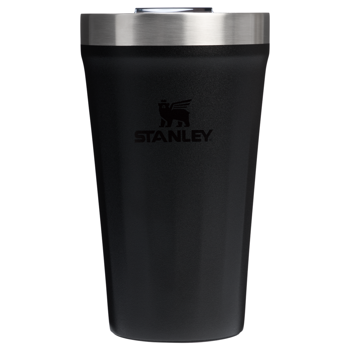 Stanley 1913 The Textured Everyday Tumbler 16 OZ in Black 2.0 | Front View