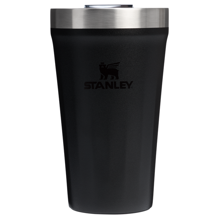 Stanley 1913 The Textured Everyday Tumbler 16 OZ in Black 2.0 | Front View