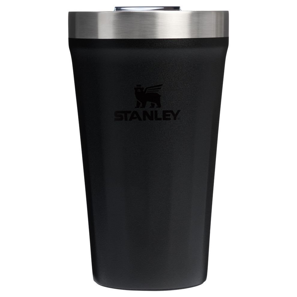 Stanley 1913 The Textured Everyday Tumbler 16 OZ in Black 2.0 | Front View