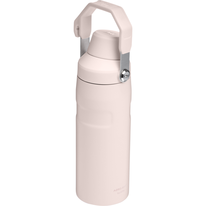Stanley 1913 IceFlow™ Bottle with Fast Flow Lid 16 OZ in Rose Quartz | Back View