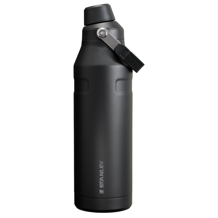 Stanley 1913 IceFlow™ Bottle with Fast Flow Lid 50 OZ in Black 2.0 | Front View