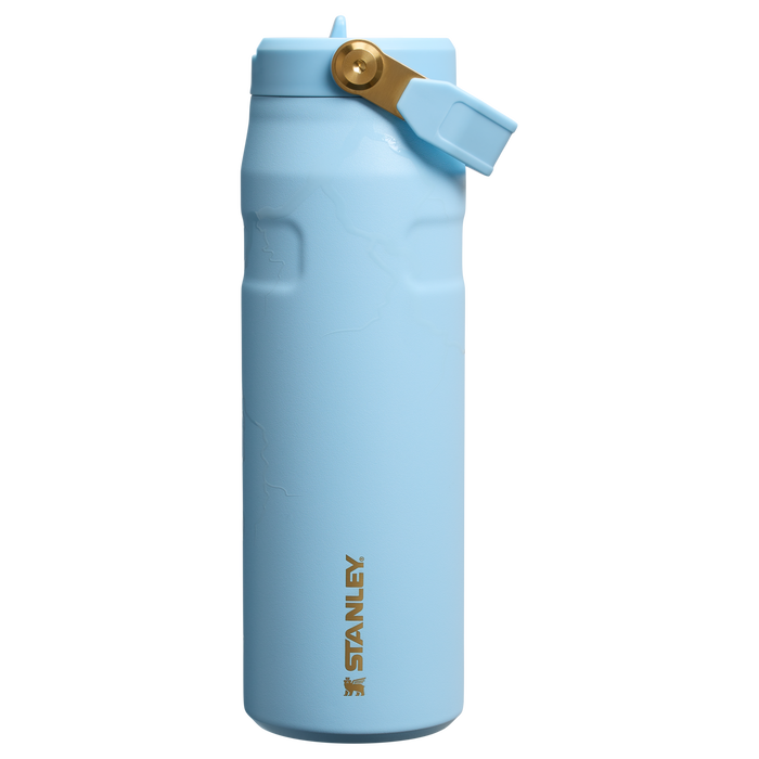Stanley 1913 The Messi x Stanley IceFlow™ Flip Straw 2.0 Bottle 24 OZ in Messi Striker Blue | Front View