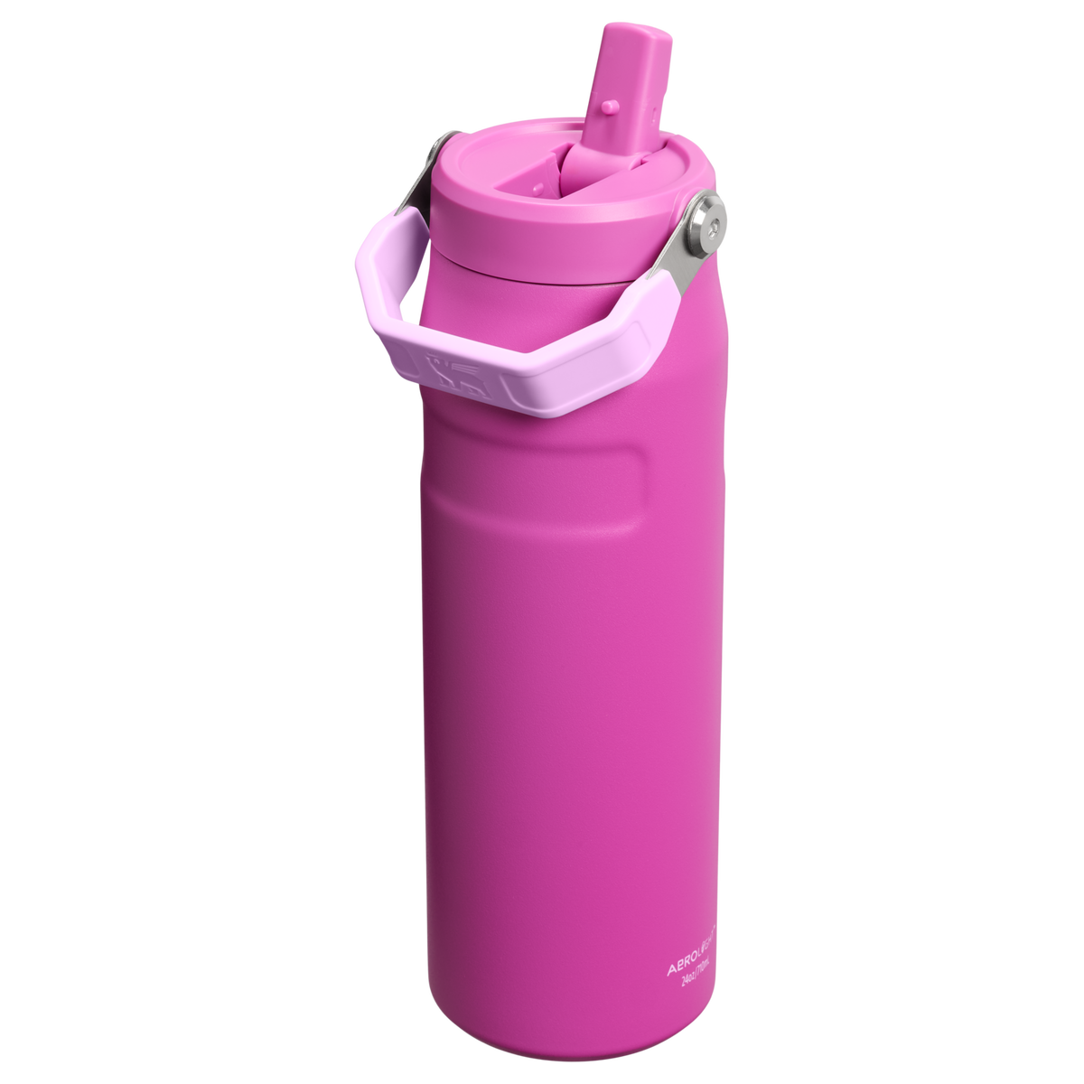 Stanley 1913 The IceFlow™ Bottle with Flip Straw Lid 24 OZ in Dark Blossom | Back View
