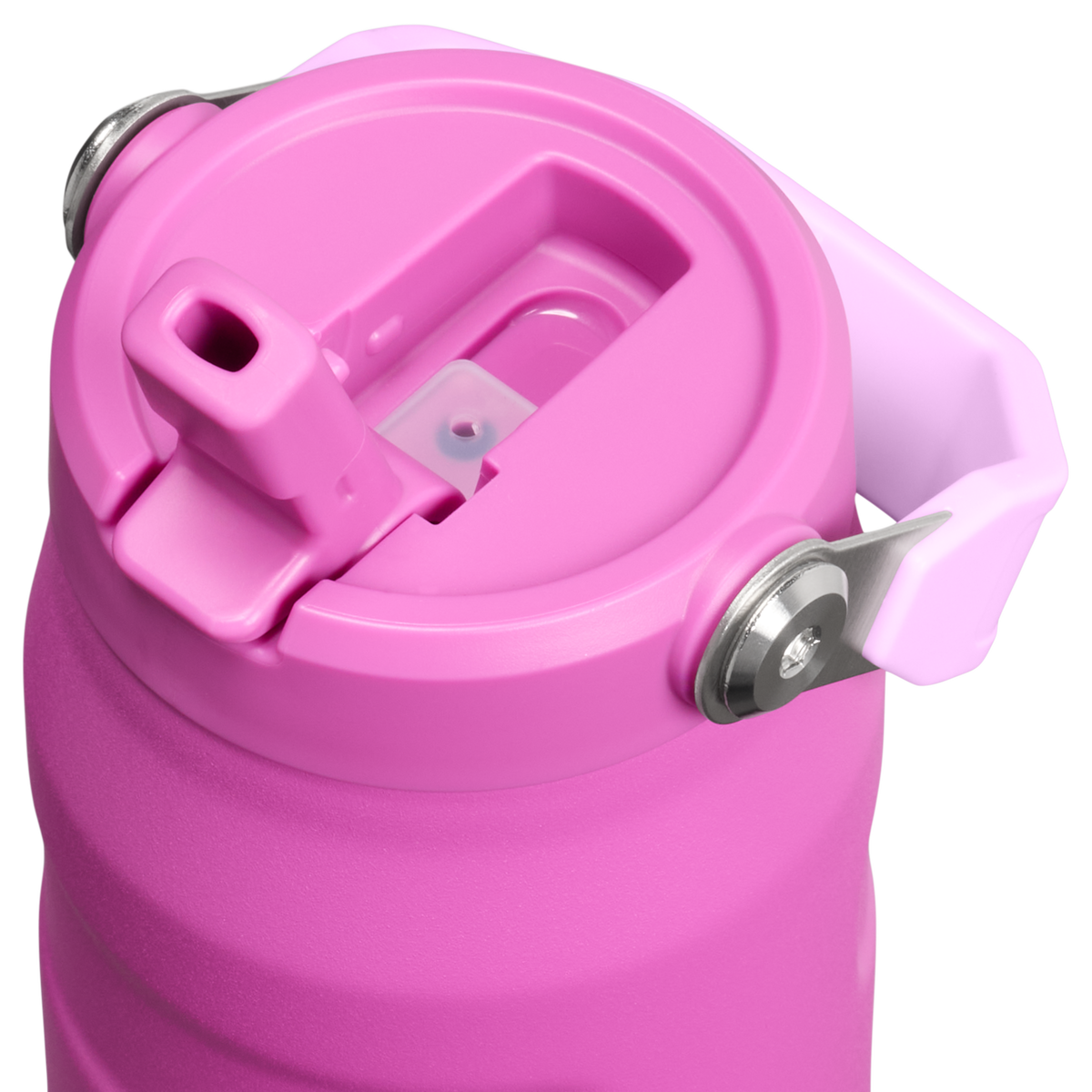 Stanley 1913 The IceFlow™ Bottle with Flip Straw Lid 24 OZ in Dark Blossom | Lid Detailed View