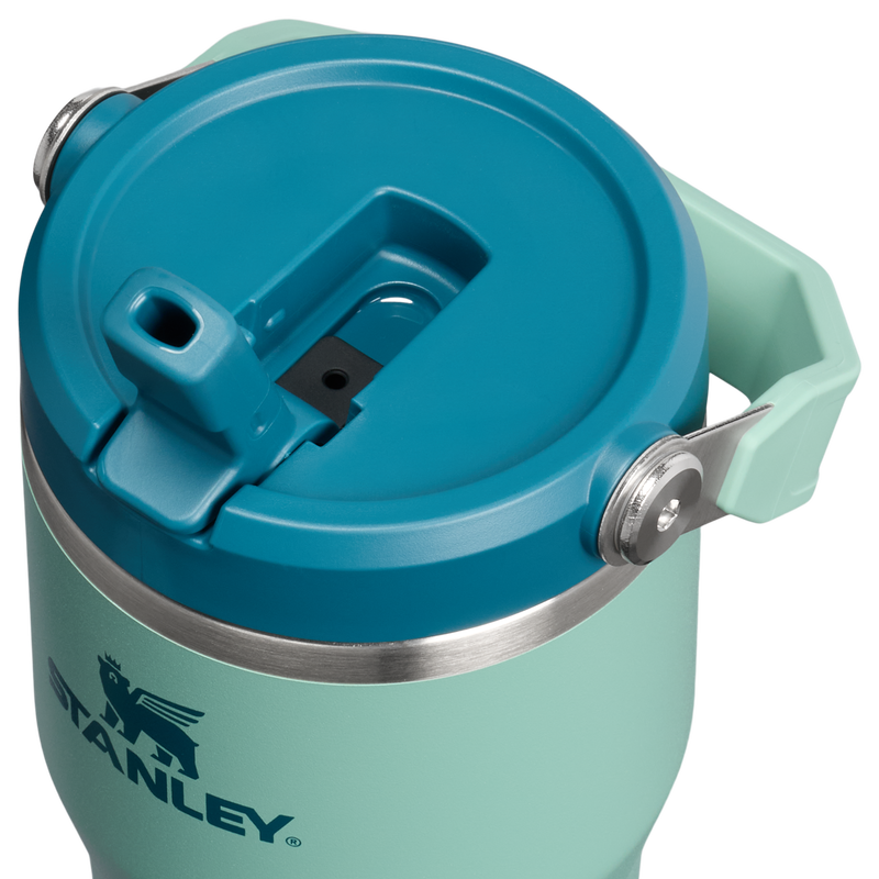 Stanley 1913 The IceFlow™ Flip Straw Tumbler 14 OZ in Spring Green | Lid Detailed View