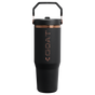 Swatch for Stanley 1913 The Messi x Stanley  IceFlow™ Flip Straw Tumbler 30 OZ in Messi GOAT Black | Back View