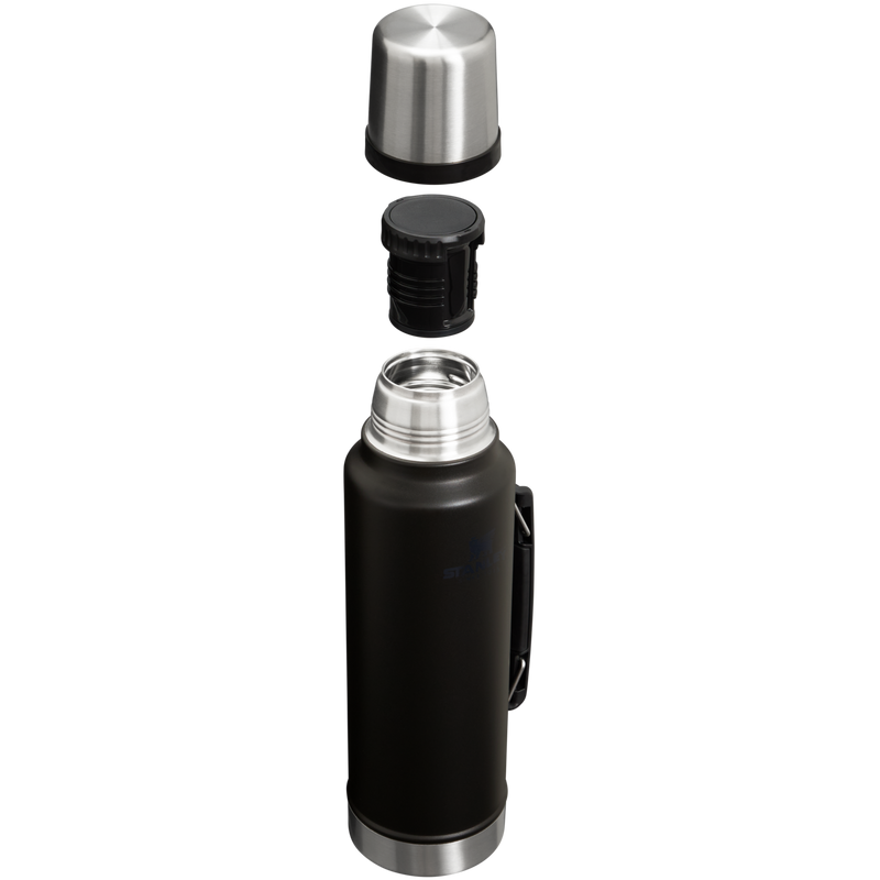 Stanley 1913 Classic Legendary Bottle 1.5 QT in Black 2.0 | Cross Section View
