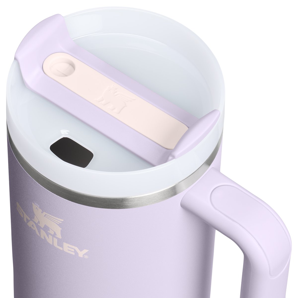Stanley 1913 The Quencher H2.0 Flowstate™ Tumbler 40 OZ in Purple Dust | Lid Detailed View