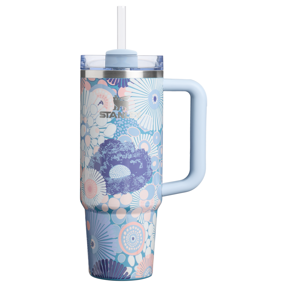 Stanley 1913 The Quencher H2.0 Flowstate™ Tumbler 30 OZ in Blue Dream Wildflower | Front View