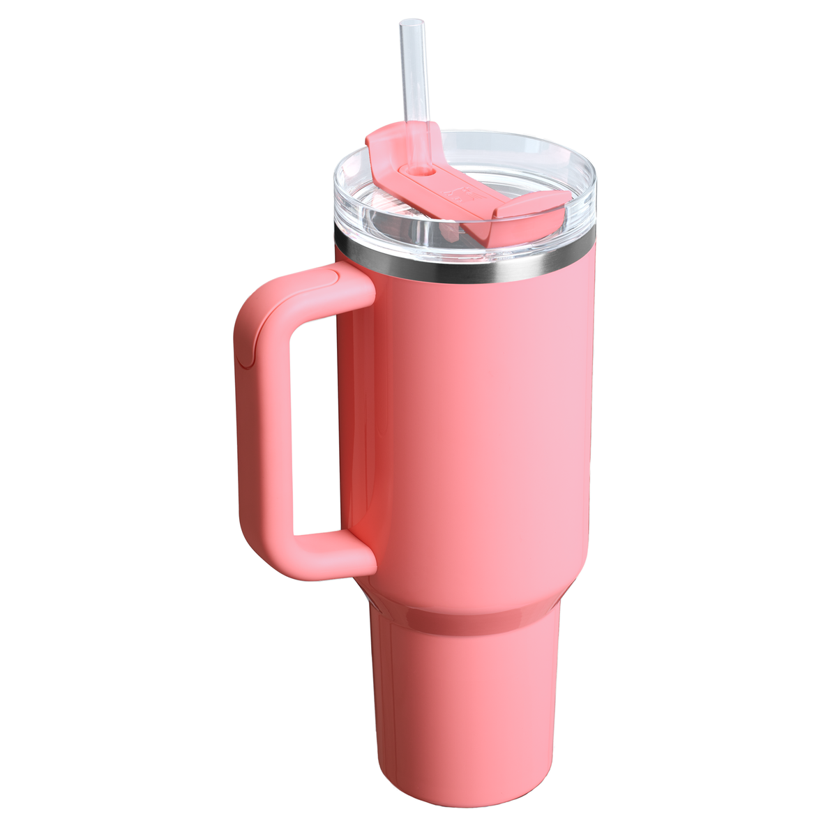 Stanley 1913 The Quencher H2.0 Flowstate™ Tumbler 40 OZ in Coral Fixation | Back View