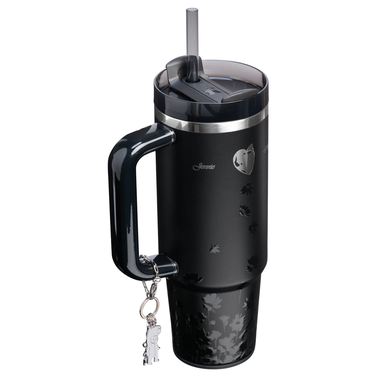 Stanley 1913 The Quencher® Luxe Tumbler 30 OZ in Midnight Ruby | Back View