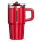 Swatch for Stanley 1913 The Quencher® ProTour Flip Straw Tumbler 20 OZ in Rouge Holiday Stripe | Front View
