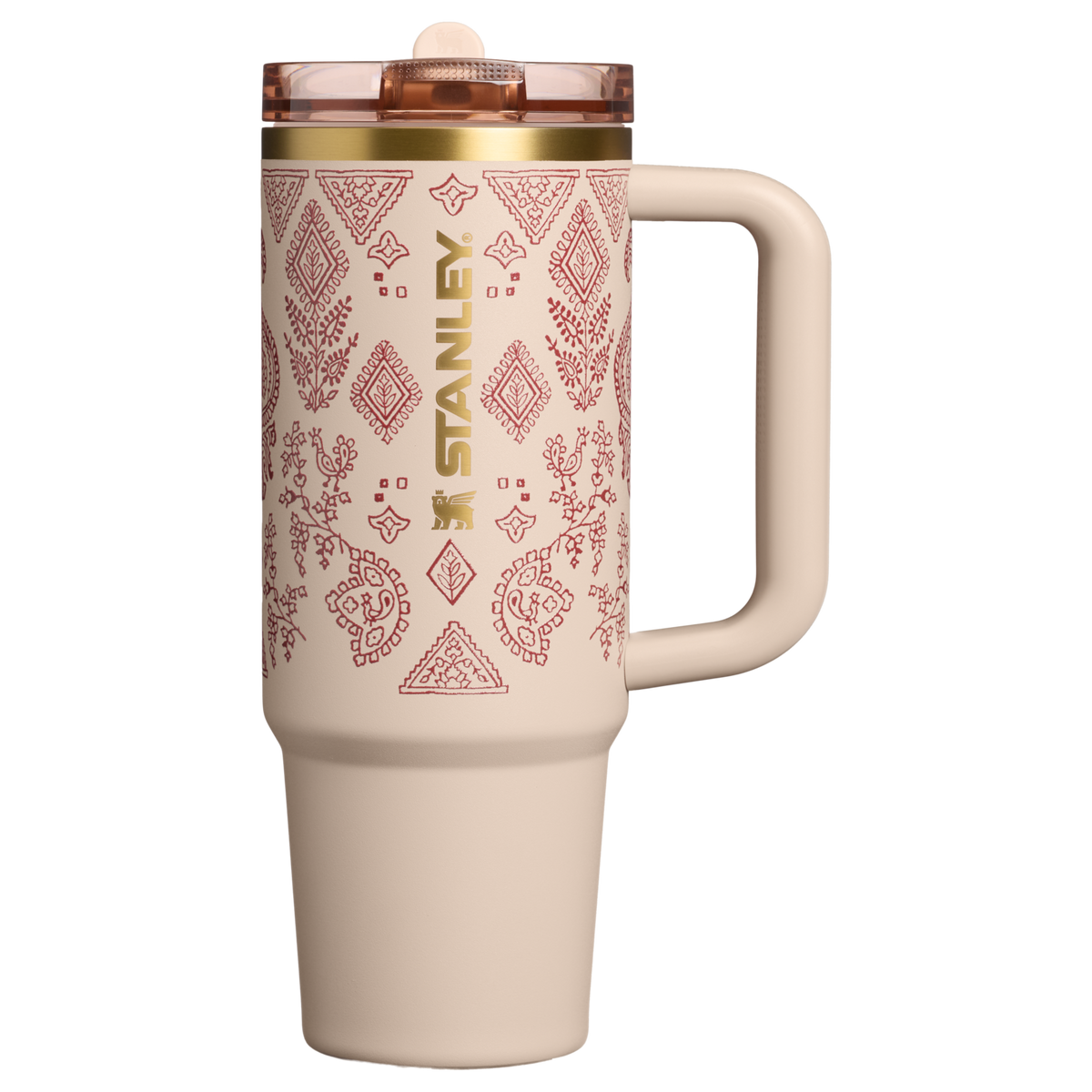Stanley 1913 Stanley 1913 x Nest Quencher® ProTour Flip Straw Tumbler 30 OZ in Deepa Brown Sugar | Front View