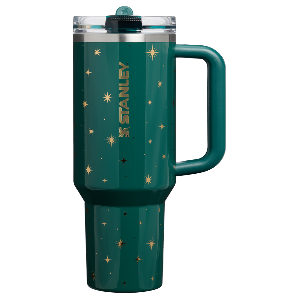 Stanley 1913 The Quencher® ProTour Flip Straw Tumbler 40 OZ in Shadow Green Night Sky | Front View