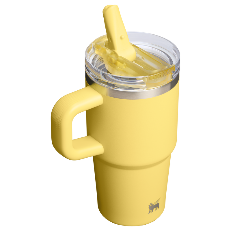 Stanley 1913 The Quencher ProTour Flip Straw Tumbler 20 OZ in Daffodil | Back View
