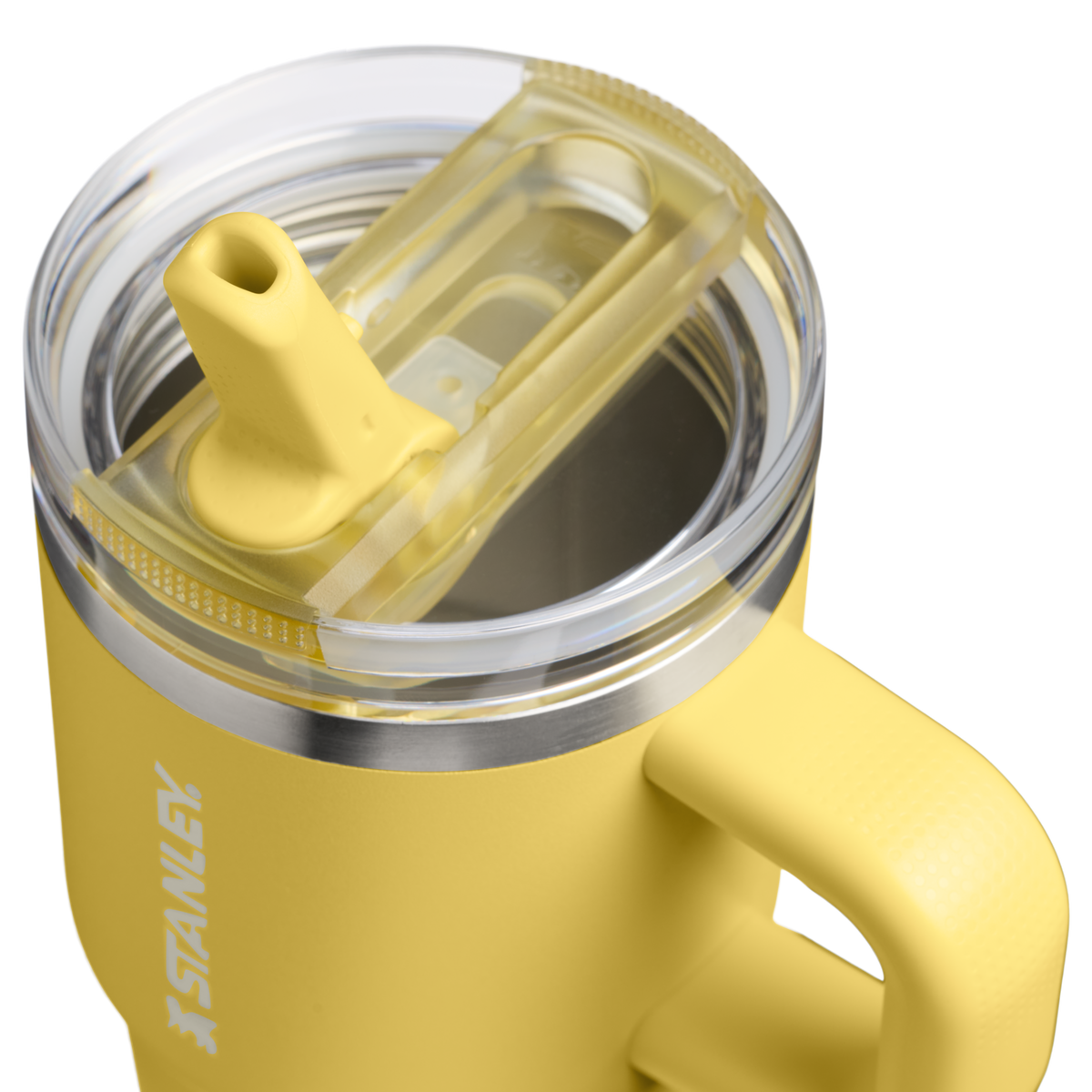 Stanley 1913 The Quencher ProTour Flip Straw Tumbler 20 OZ in Daffodil | Lid Detailed View