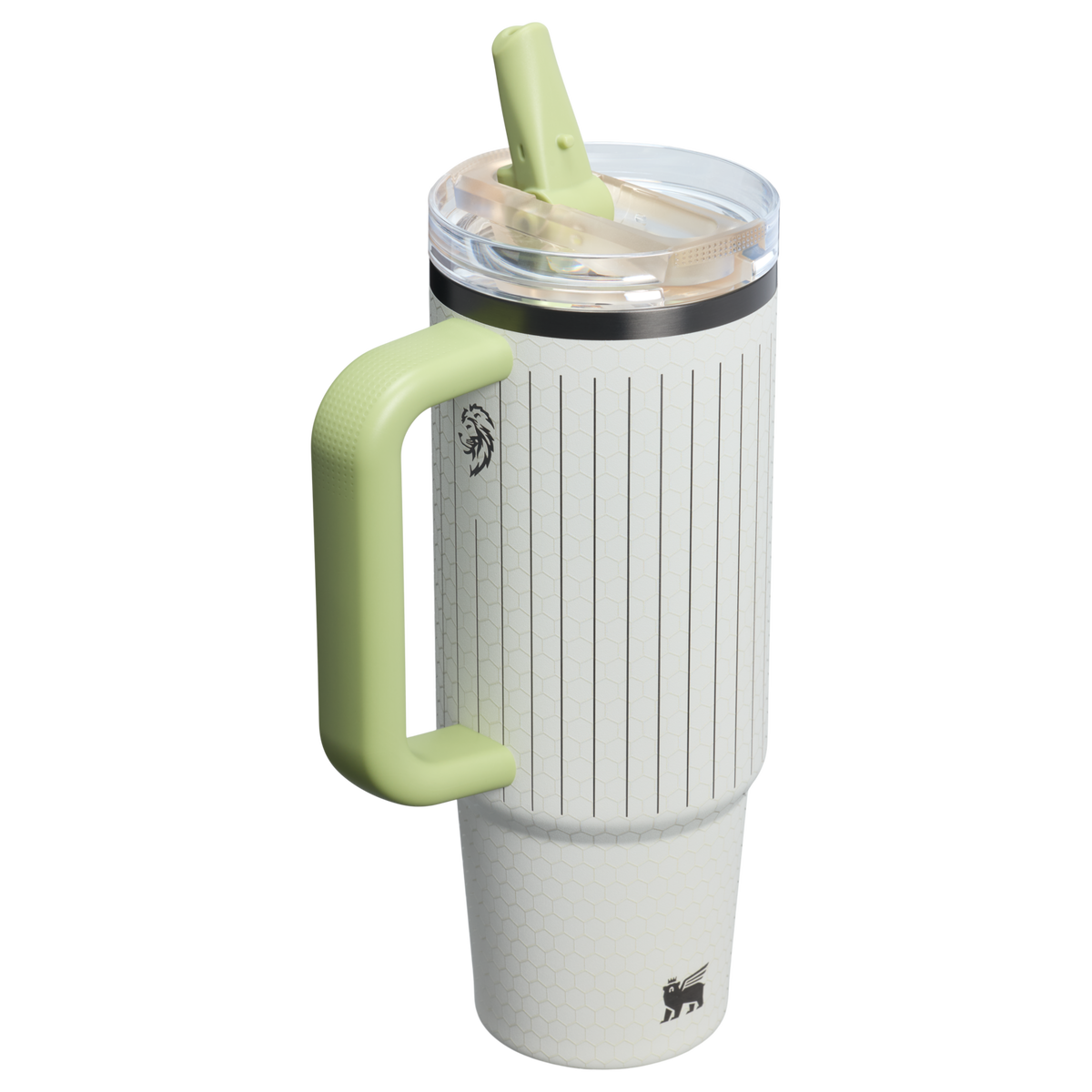 Stanley 1913 The Stanley 1913 x Nelly Korda Quencher® ProTour Flip Straw Tumbler 30 OZ in Nelly Korda Pinstripe | Back View