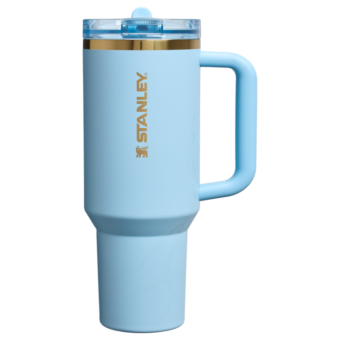 Stanley 1913 The Messi x Stanley Quencher ProTour Flip Straw Tumbler 40 OZ in Messi Striker Blue | Front View