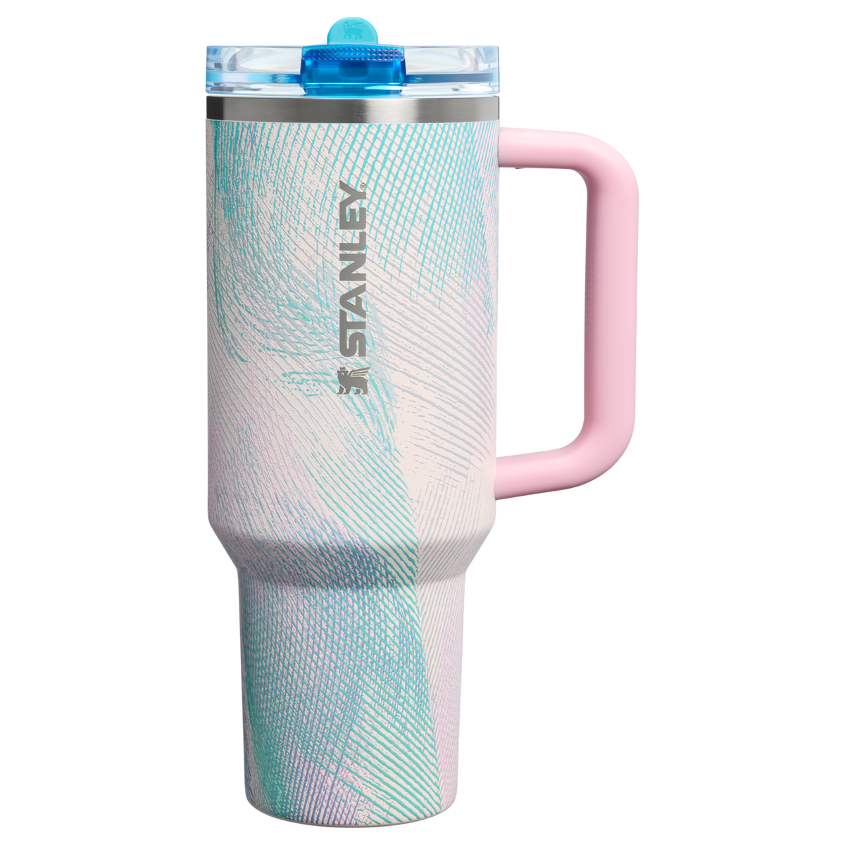 Stanley 1913 The Quencher ProTour Flip Straw Tumbler 40 OZ in Sea Glass Plume | Front View