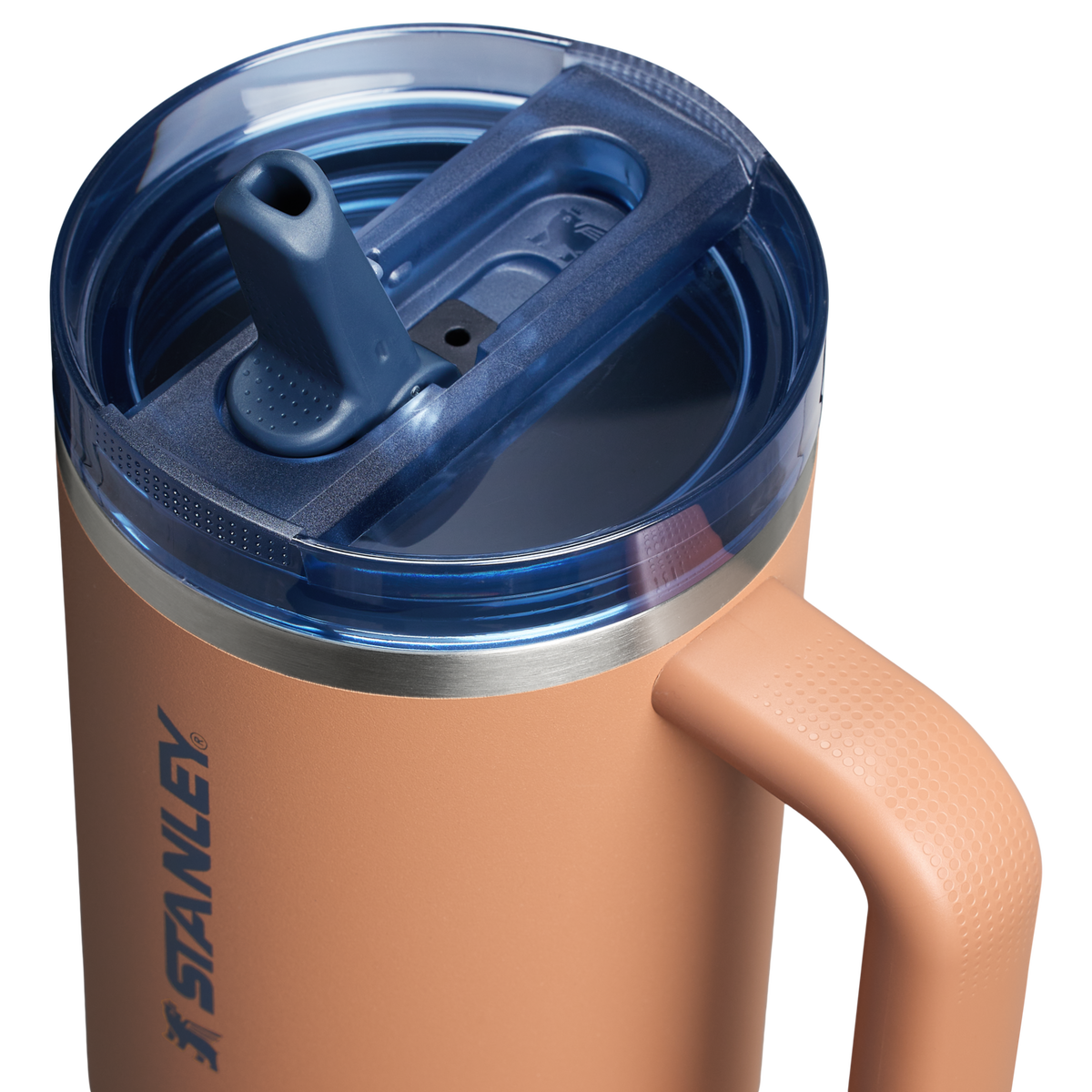 Stanley 1913 The Quencher ProTour Flip Straw Tumbler 40 OZ in Toast | Lid Detailed View