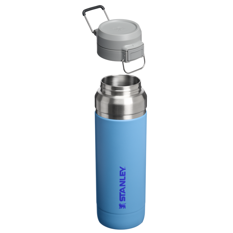 Stanley 1913 The Quick Flip Go Bottle 36 OZ in Blue Sky | Cross Section View