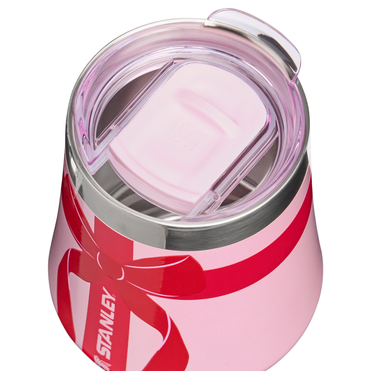 Stanley 1913 The Reserve Wine Tumbler 11 OZ in Salt Ribbon | Lid Detailed View