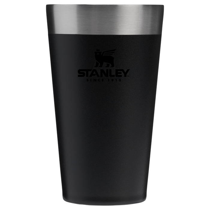 Stanley 1913 Adventure Stacking Beer Pint 16 OZ in Black 2.0 | Front View