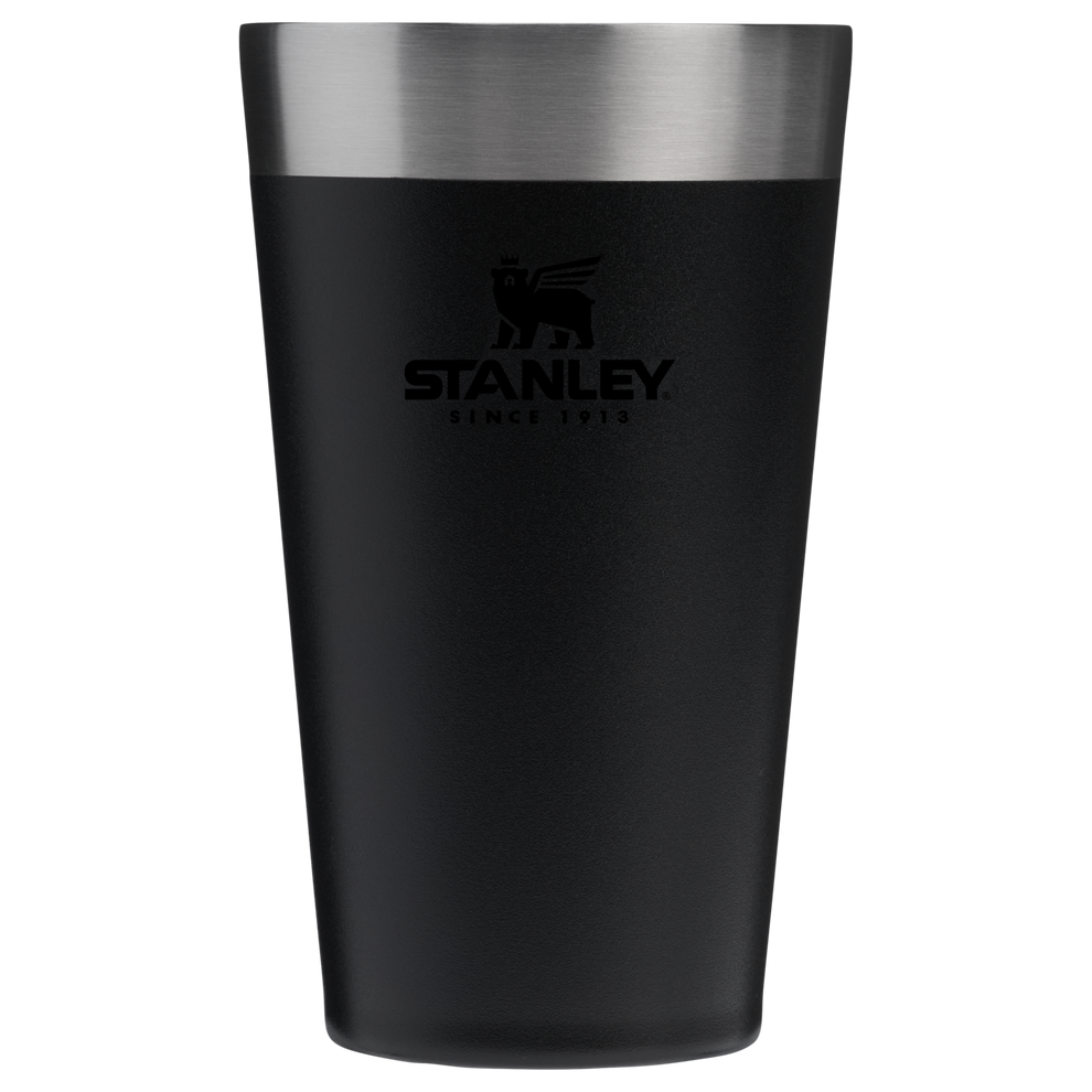 Stanley 1913 Adventure Stacking Beer Pint 16 OZ in Black 2.0 | Front View