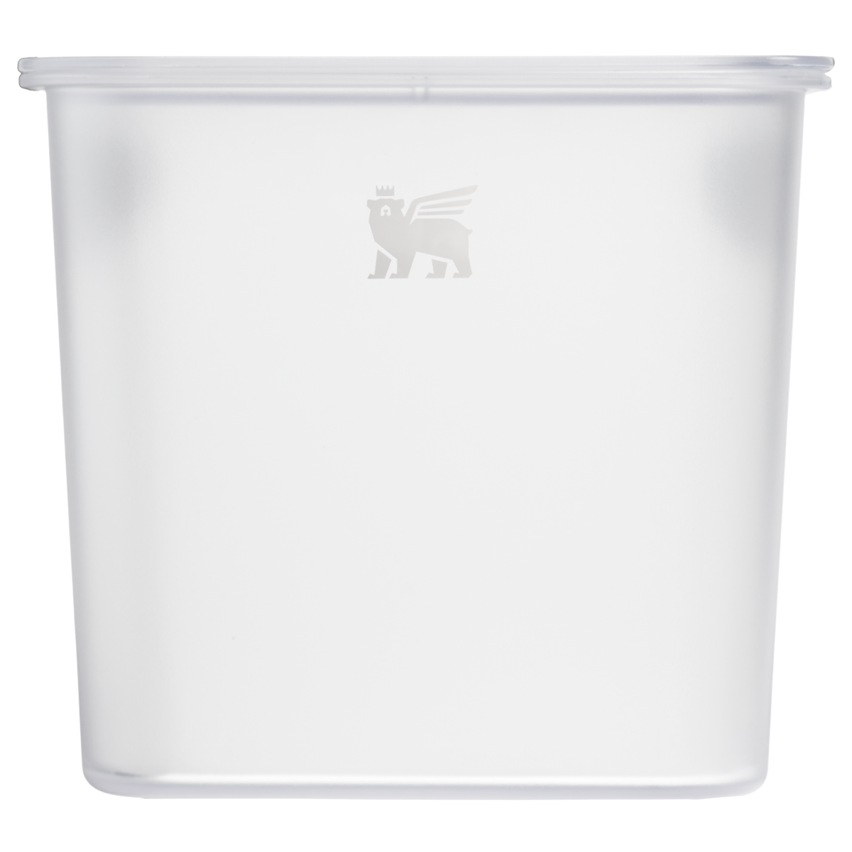 Stanley 1913 Steel Cooler Storage Bins Medium in Clear | Front View