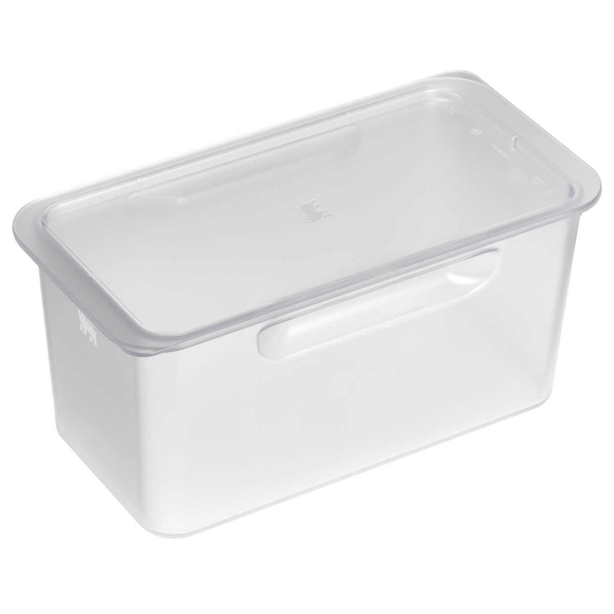 Stanley 1913 Steel Cooler Storage Bins Medium in Clear | Front View