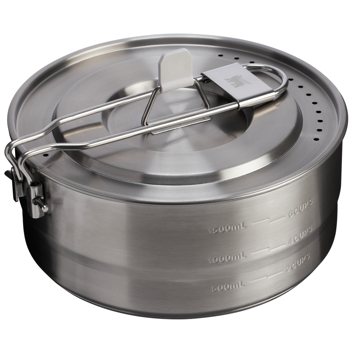 Stanley 1913 The Wildfare Go Two Bowl Prep & Cook Set 14-piece set 1.65 QT in Shale + Charcoal | Back View