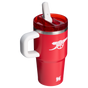 Swatch for Stanley 1913 Stanley 1913 x Arsenal Quencher® ProTour Flip Straw Tumbler 20 OZ in Arsenal DNA Red | Back View