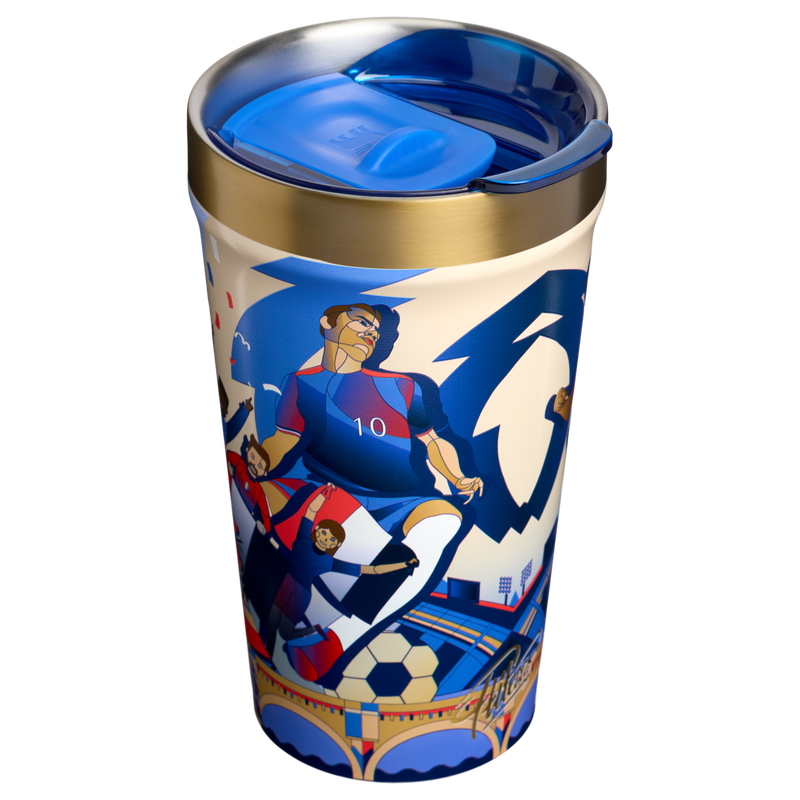 Stanley 1913 The Fútbol Artist Collection Everyday Tumbler 16 OZ in France | Back View