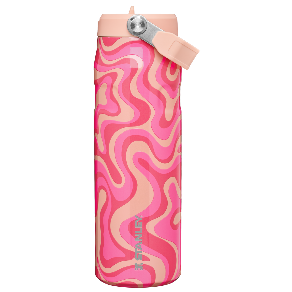 Stanley 1913 The IceFlow™ Bottle Flip Straw 2.0 24 OZ in Sorbet Groove | Front View