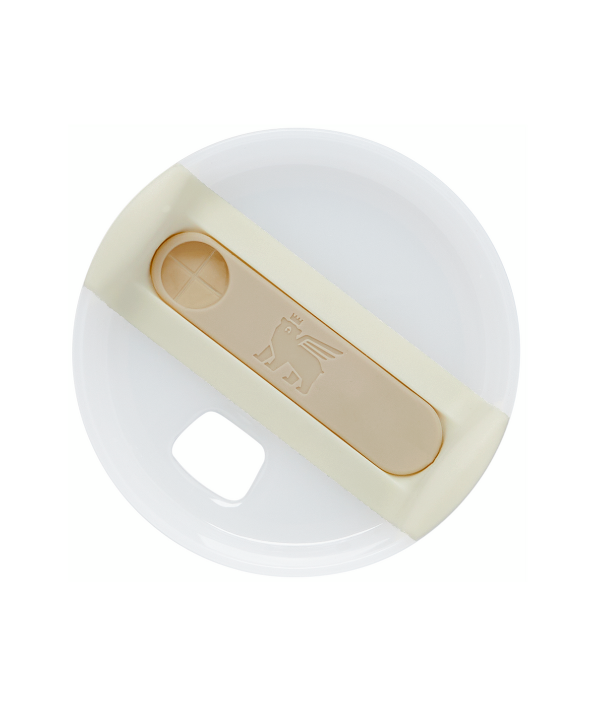 Stanley 1913 The Quencher H2.O FlowState™ Tumbler Lid 14 OZ in Milky White | Lid View